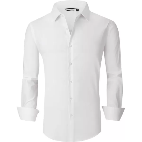 Alex Vando Mens Dress Shirt Long Sleeve Solid Cotton Stretch Button Down Shirt