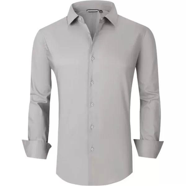 Alex Vando Mens Dress Shirt Long Sleeve Solid Cotton Stretch Button Down Shirt
