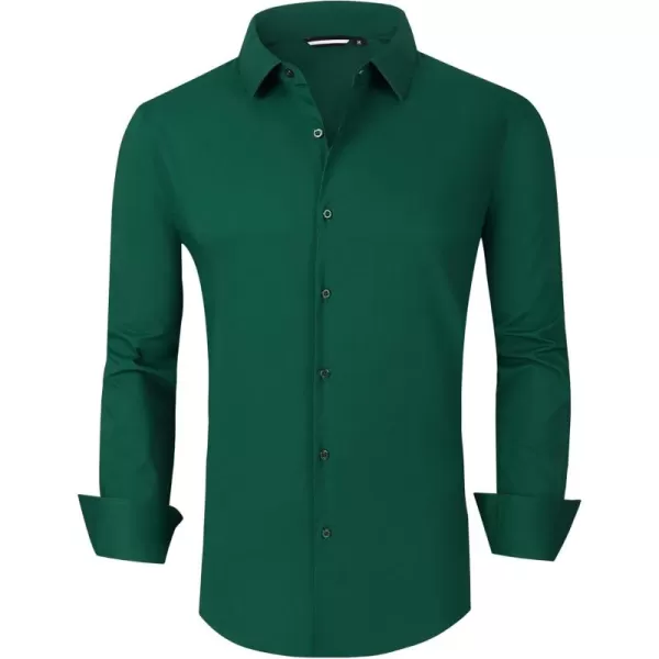 Alex Vando Mens Dress Shirt Long Sleeve Solid Cotton Stretch Button Down Shirt