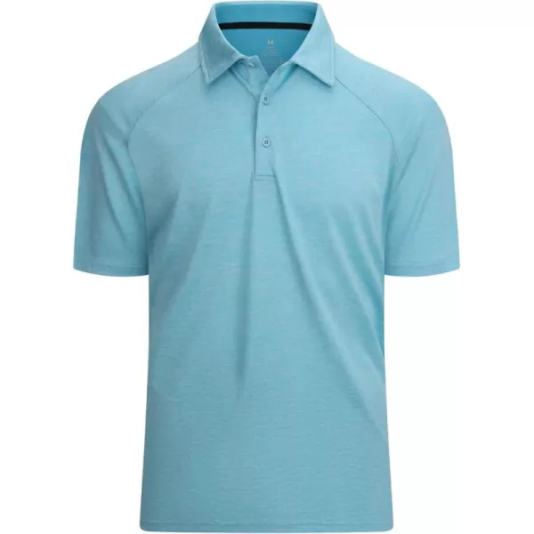 Alex Vando Mens Golf Shirt Moisture Wicking Quick-dry Short Sleeve Casual Polo Shirts for Men