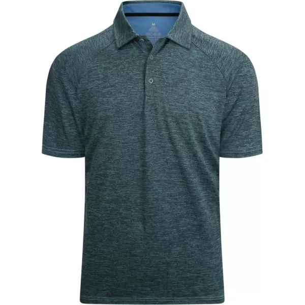 Alex Vando Mens Golf Shirt Moisture Wicking Quick-dry Short Sleeve Casual Polo Shirts for Men