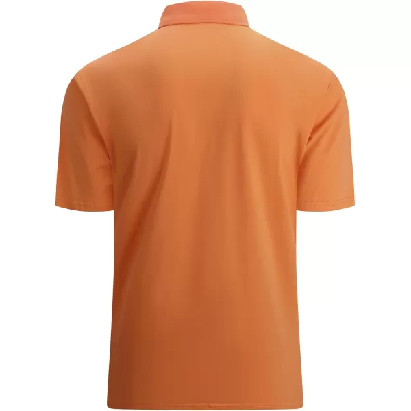 Alex Vando Mens Cotton Polo Shirts V-Neck Short Sleeve Casual Shirts for Men