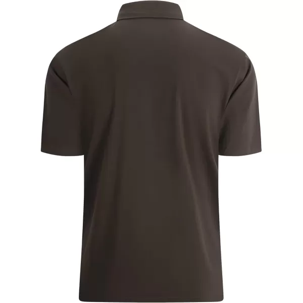 Alex Vando Mens Cotton Polo Shirts V-Neck Short Sleeve Casual Shirts for Men