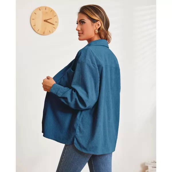 Alex Vando Womens Corduroy Shirts Flatter and Soft Button Down Shirts for Women