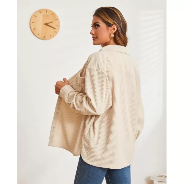 Alex Vando Womens Corduroy Shirts Flatter and Soft Button Down Shirts for Women