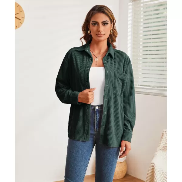 Alex Vando Womens Corduroy Shirts Flatter and Soft Button Down Shirts for Women