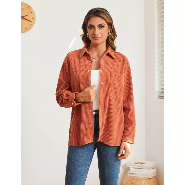 Alex Vando Womens Corduroy Shirts Flatter and Soft Button Down Shirts for Women