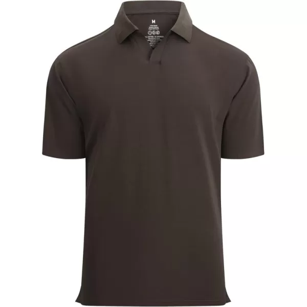 Alex Vando Mens Cotton Polo Shirts V-Neck Short Sleeve Casual Shirts for Men