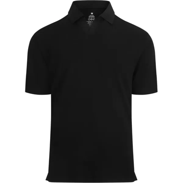 Alex Vando Mens Cotton Polo Shirts V-Neck Short Sleeve Casual Shirts for Men