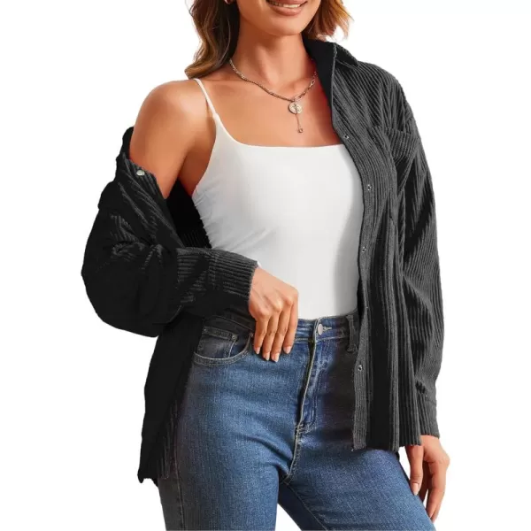 Alex Vando Womens Corduroy Shirts Flatter and Soft Button Down Shirts for Women
