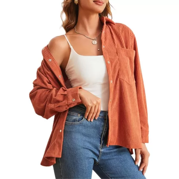 Alex Vando Womens Corduroy Shirts Flatter and Soft Button Down Shirts for Women