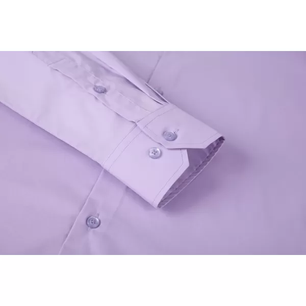 Alex Vando Mens Dress Shirt Easy Care Slim Fit Long Sleeve Cotton Stretch Button Down Shirt