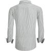 imageAlex Vando Mens Seersucker Dress Shirts Striped Business Casual Cotton Shirts for MenBlack Stripe