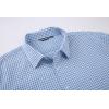 imageAlex Vando Mens Seersucker Dress Shirts Striped Business Casual Cotton Shirts for MenBlue Check