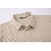 imageAlex Vando Mens Seersucker Dress Shirts Striped Business Casual Cotton Shirts for MenCoffee Stripe 2
