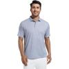 imageAlex Vando Mens Golf Shirt Moisture Wicking Classic Print Golf Shirts for MenBlue Circle
