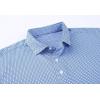 imageAlex Vando Mens Golf Shirt Moisture Wicking Classic Print Golf Shirts for MenWhite Blue Square
