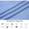 imageAlex Vando Mens Golf Shirt Moisture Wicking Classic Print Golf Shirts for MenWhite Blue Square