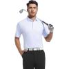 imageAlex Vando Mens Golf Shirt Moisture Wicking Classic Print Golf Shirts for MenWhite Circle