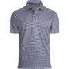 imageAlex Vando Mens Golf Shirt Moisture Wicking Classic Print Golf Shirts for MenGrey Square
