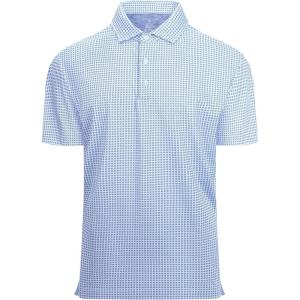 imageAlex Vando Mens Golf Shirt Moisture Wicking Classic Print Golf Shirts for MenBlue Ball