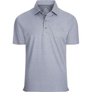 imageAlex Vando Mens Golf Shirt Moisture Wicking Classic Print Golf Shirts for MenBlue Circle