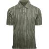 imageAlex Vando Mens Jacquard Kint Polo Shirts Short Sleeve Vintage Regular Fit Texture Knitted Polo Shirts with CollarArmy