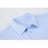 imageAlex Vando Mens Knitted Dress Shirts 8Way Stretch Easy Care Solid Short Sleeve Shirt for MenBlue