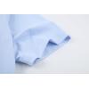 imageAlex Vando Mens Knitted Dress Shirts 8Way Stretch Easy Care Solid Short Sleeve Shirt for MenBlue