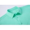 imageAlex Vando Mens Knitted Dress Shirts 8Way Stretch Easy Care Solid Short Sleeve Shirt for MenGreen