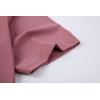 imageAlex Vando Mens Knitted Dress Shirts 8Way Stretch Easy Care Solid Short Sleeve Shirt for MenPink
