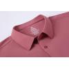 imageAlex Vando Mens Knitted Dress Shirts 8Way Stretch Easy Care Solid Short Sleeve Shirt for MenPink