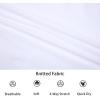 imageAlex Vando Mens Knitted Dress Shirts 8Way Stretch Easy Care Solid Short Sleeve Shirt for MenWhite
