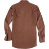 imageAlex Vando Mens Button Down Shirts Regular Fit Long Sleeve Casual Plaid Flannel ShirtCorduroy Brown