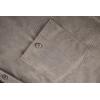 imageAlex Vando Mens Button Down Shirts Regular Fit Long Sleeve Casual Plaid Flannel ShirtCorduroy Grey