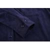 imageAlex Vando Mens Button Down Shirts Regular Fit Long Sleeve Casual Plaid Flannel ShirtCorduroy Navy