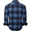 imageAlex Vando Mens Button Down Shirts Wrinkle Free 4Way Stretch Print Business Casual ShirtWestern BlueBlack 55
