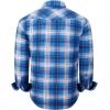 imageAlex Vando Mens Button Down Shirts Wrinkle Free 4Way Stretch Print Business Casual ShirtWestern BlueRed 56
