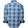imageAlex Vando Mens Button Down Shirts Wrinkle Free 4Way Stretch Print Business Casual ShirtWestern BlueYellowWhite 52