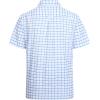 imageAlex Vando Mens Button Down Shirts Wrinkle Free 4Way Stretch Short Sleeve Business Casual ShirtBlue 02