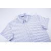 imageAlex Vando Mens Button Down Shirts Wrinkle Free 4Way Stretch Short Sleeve Business Casual ShirtBlueRed 01