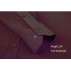 imageAlex Vando Mens Dress Shirts Regular Fit Long Sleeve Stretch Business Dress Shirts for MenCoffee