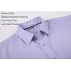 imageAlex Vando Mens Dress Shirts Regular Fit Long Sleeve Stretch Business Dress Shirts for MenLilac