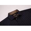 imageAlex Vando Mens Printed Dress Shirts Long Sleeve Regular Fit Button Down Shirt402 Navy
