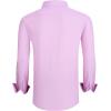 imageAlex Vando Mens Printed Dress Shirts Long Sleeve Regular Fit Button Down ShirtPink Cross 90
