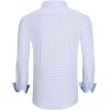 imageAlex Vando Mens Printed Dress Shirts Long Sleeve Regular Fit Button Down ShirtTurquoise Dots 05