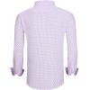 imageAlex Vando Mens Printed Dress Shirts Long Sleeve Regular Fit Button Down ShirtWine Hexagon 09