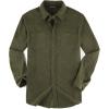 imageAlex Vando Mens Button Down Shirts Regular Fit Long Sleeve Casual Plaid Flannel ShirtCorduroy Army