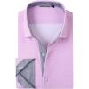 imageAlex Vando Mens Printed Dress Shirts Long Sleeve Regular Fit Button Down ShirtPink Cross 90