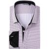 imageAlex Vando Mens Printed Dress Shirts Long Sleeve Regular Fit Button Down ShirtWine Black Square